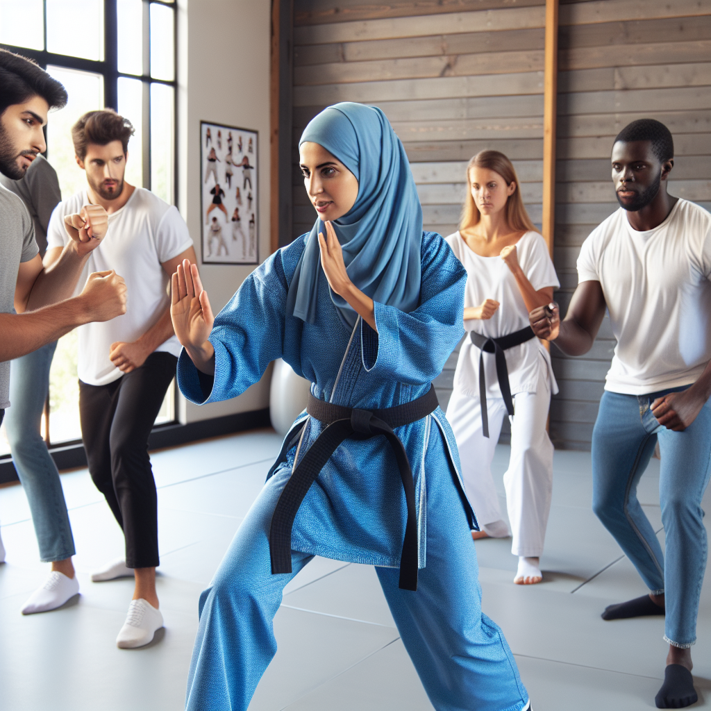 Empowering Self-Defense: Women Unite Against Racist Attacks