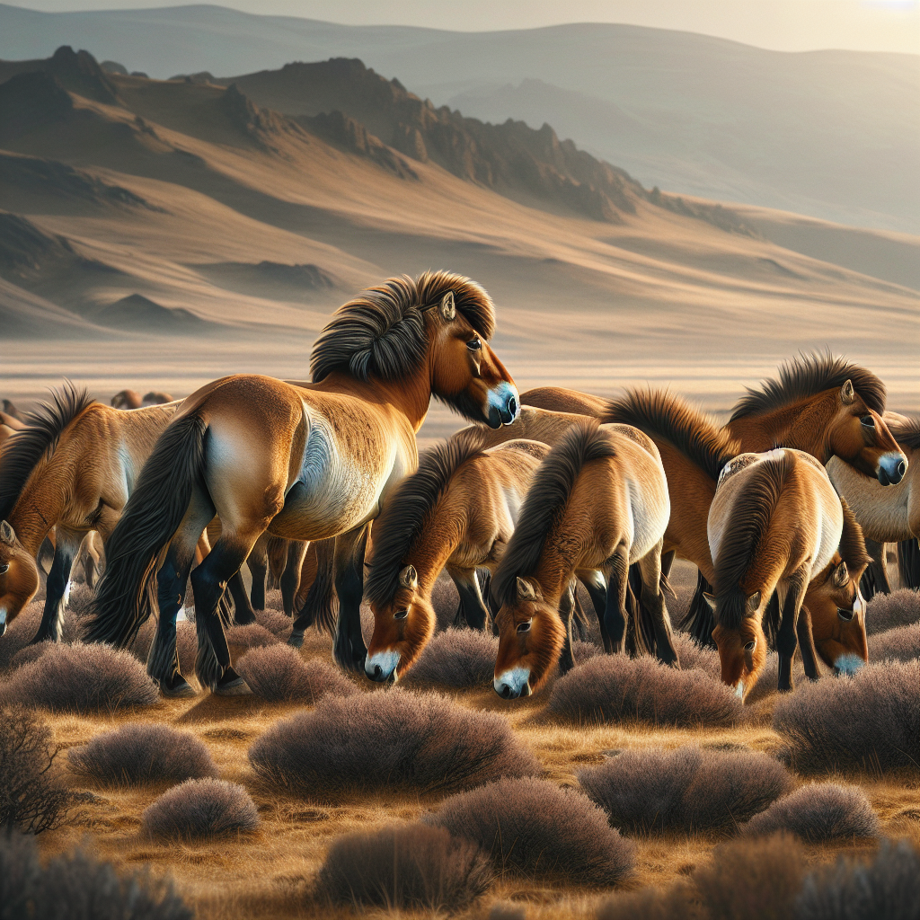 Przewalski's Horses Gallop Back to Kazakhstan's Steppes