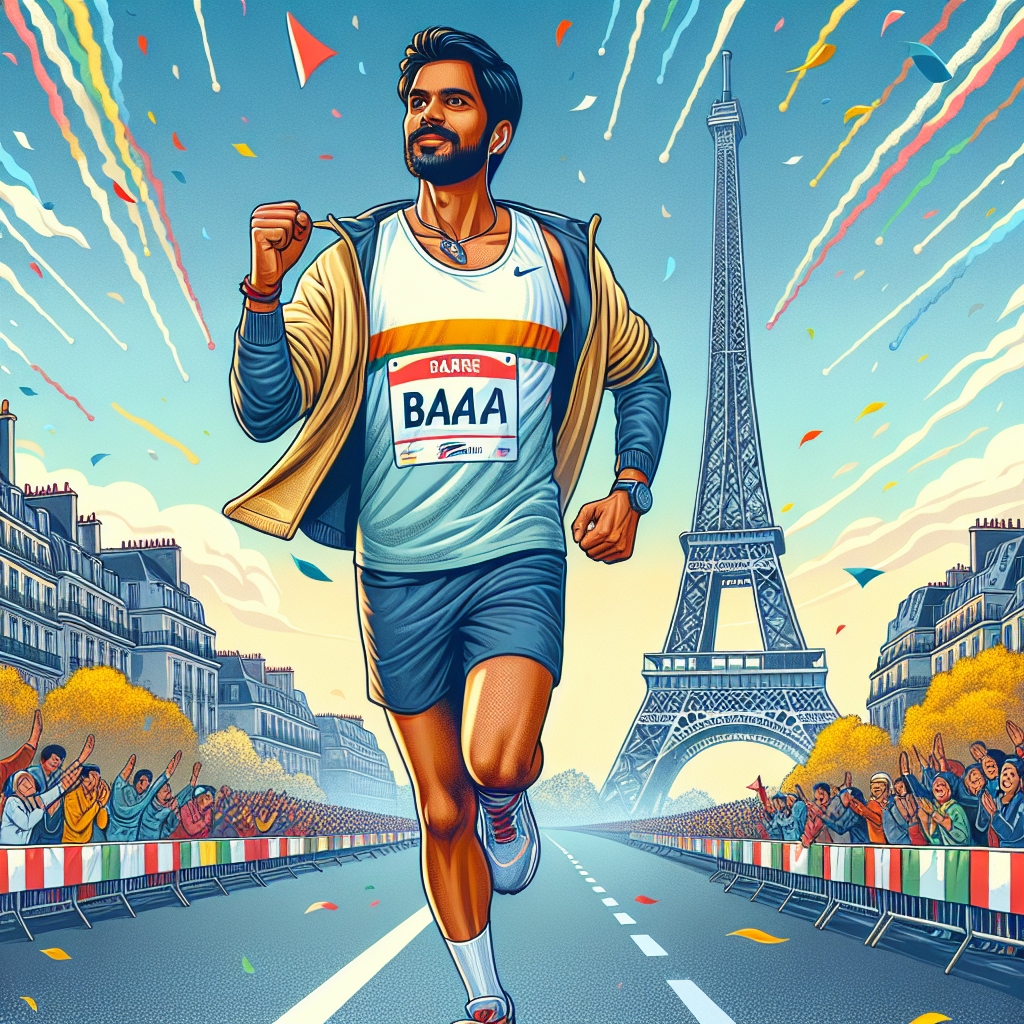 Bharat in Paris Marathon Celebrates India's Olympic Spirit and Esports Recognition