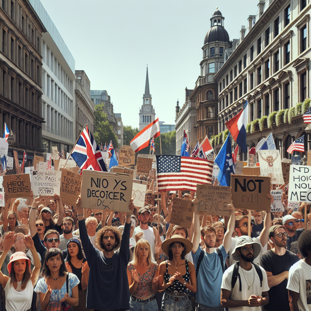 Anti-War Protest Turns Chaotic in Melbourne