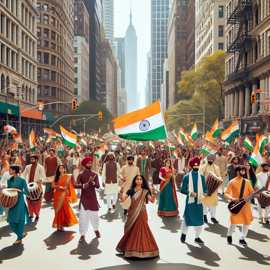 Vibrant India Day Parade in NYC Commemorates Indian Independence Day