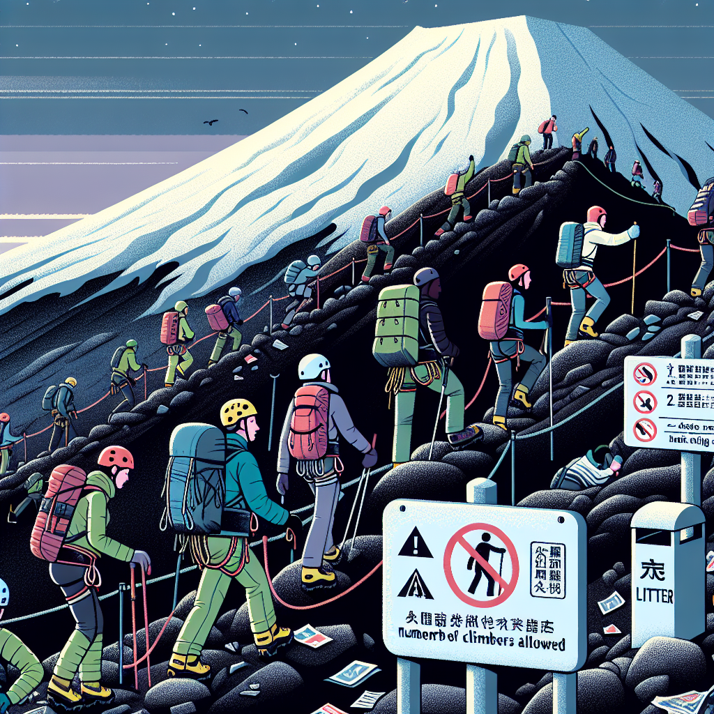 New Climbing Rules for Mount Fuji to Tackle Safety and Environmental Concerns