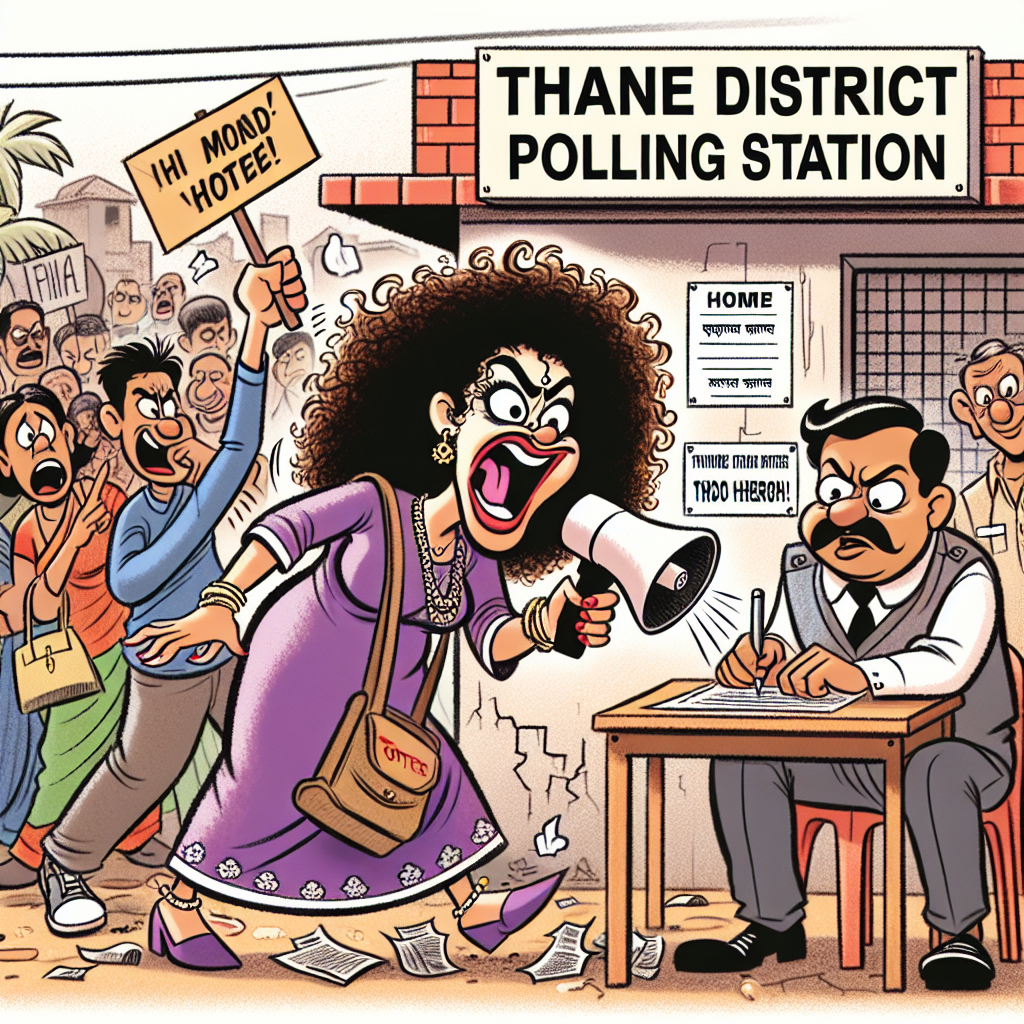 Woman Booked for Creating Chaos at Thane Polling Booth