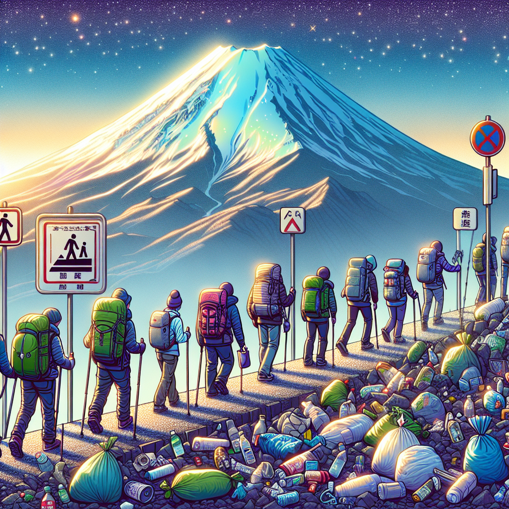 New Slot Booking and Fee System for Mount Fuji Climbers to Address Safety and Conservation