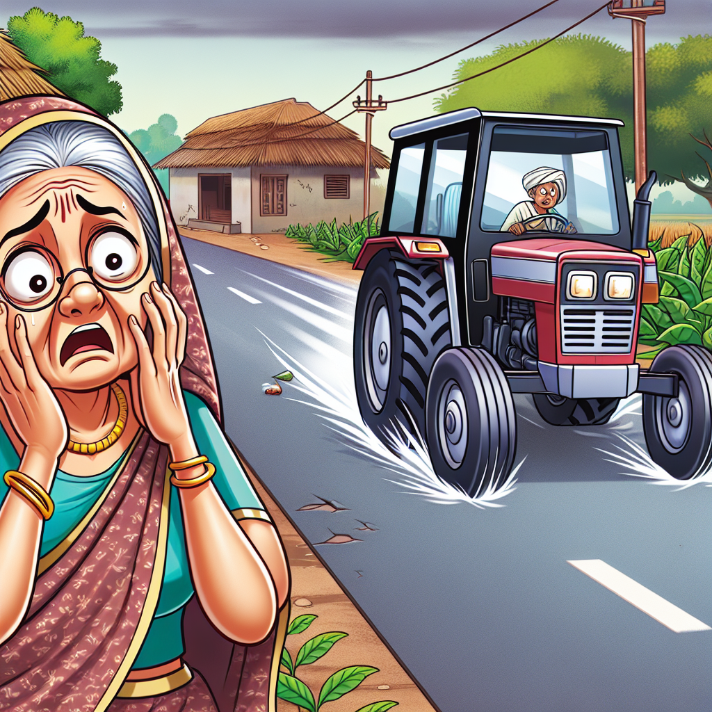 Tragic Accident: Speeding Tractor Kills Woman in Gondia