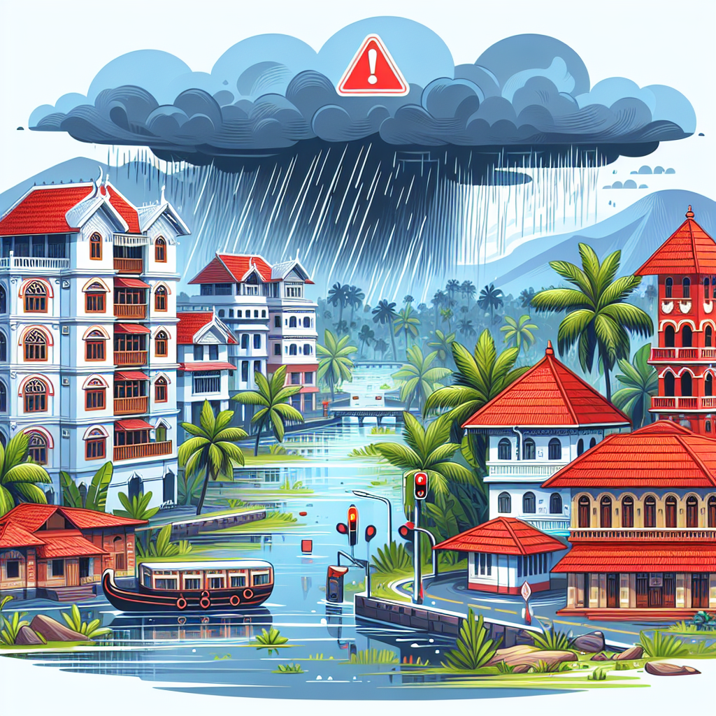 Kerala Faces Torrential Rains: Red Alert for Idukki and Pathanamthitta