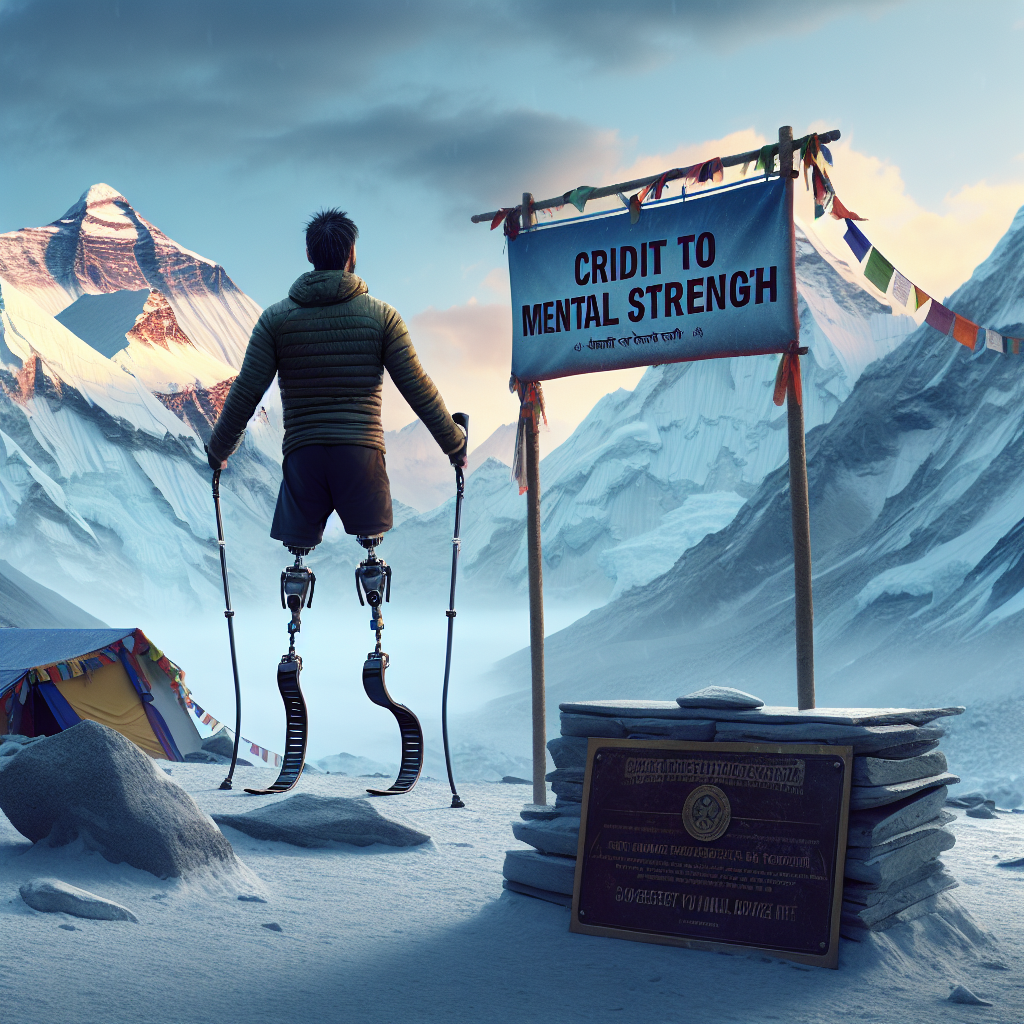Triple Amputee Tinkesh Kaushik Conquers Everest Base Camp
