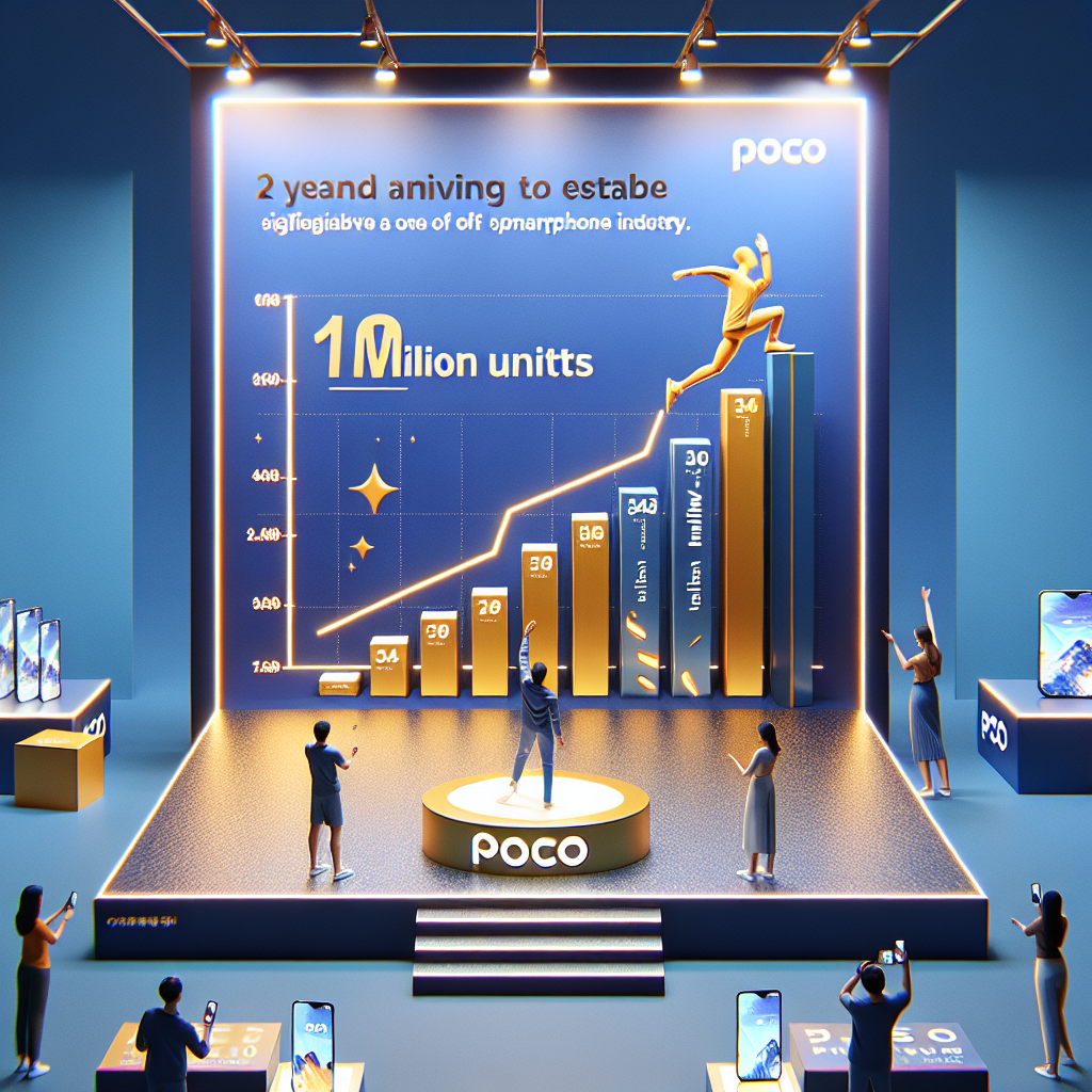 Poco's Ambitious Journey: Targeting 10 Million Sales and Expanding AI Portfolio