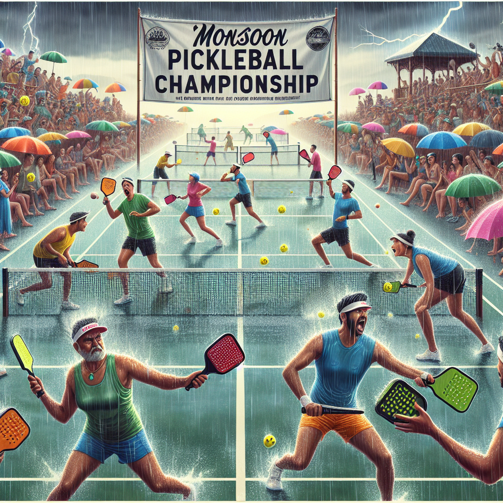 Thrilling Matches Define Monsoon Pickleball Championship