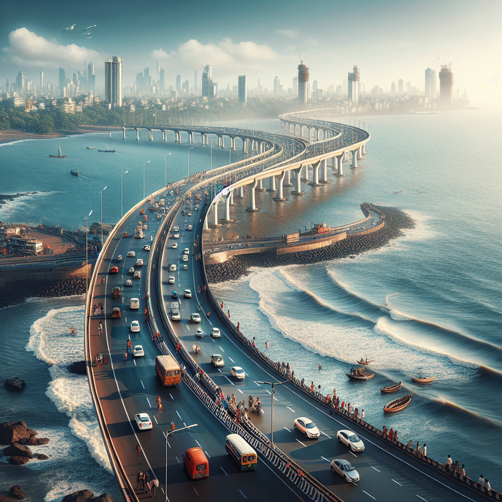 Revolutionizing Coastal Infra: Mumbai's 2500-Ton Arch Bridge Triumph