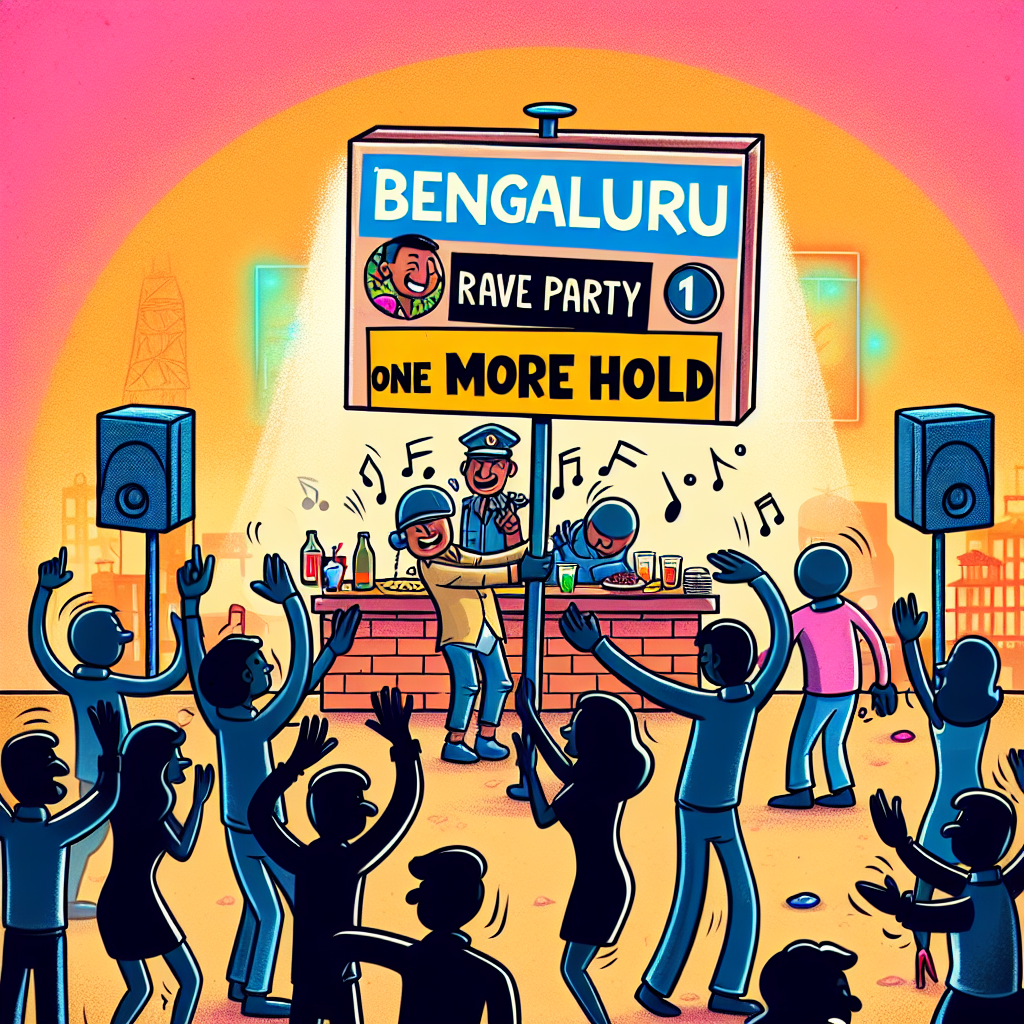 Bengaluru Rave Party Bust: Sixth Arrest and Seized High-End Contraband