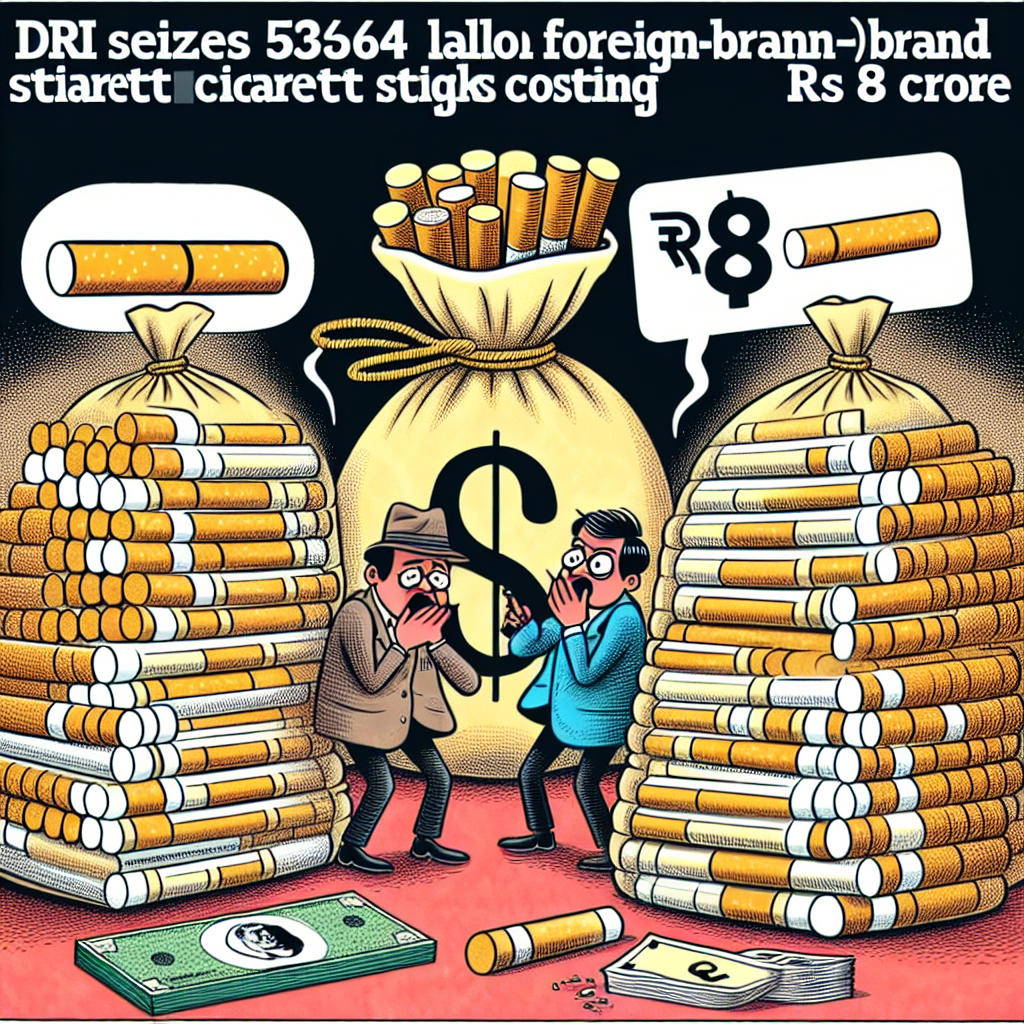 DRI Seizes Rs 8.04 Crore Worth of Smuggled Cigarettes in Mumbai