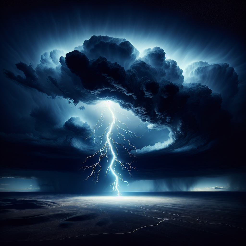 Lightning Strikes: Kozhikode Beach Storm Chaos