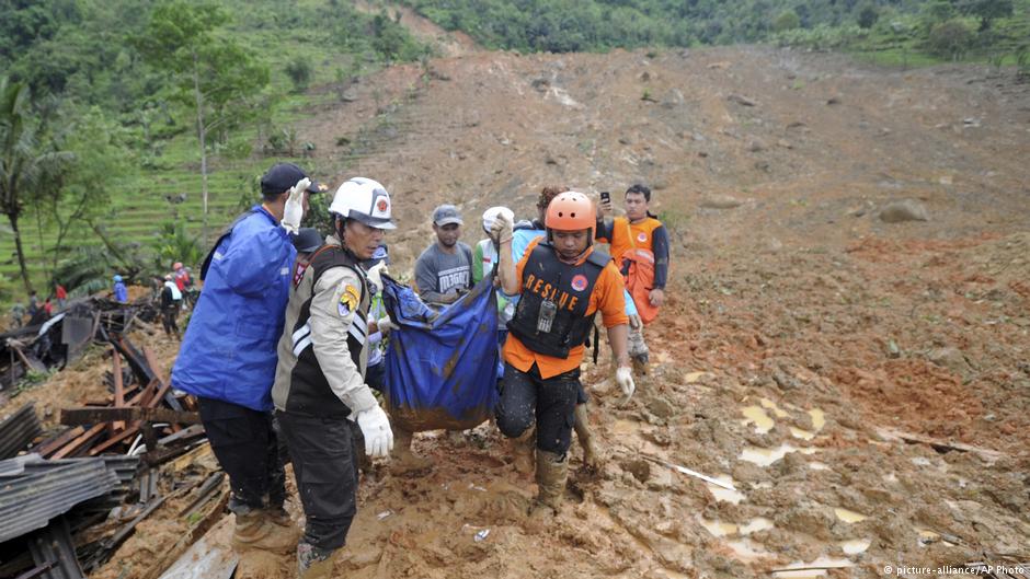 Landslide rocks New Year celebrations in Indonesia; 15 killed