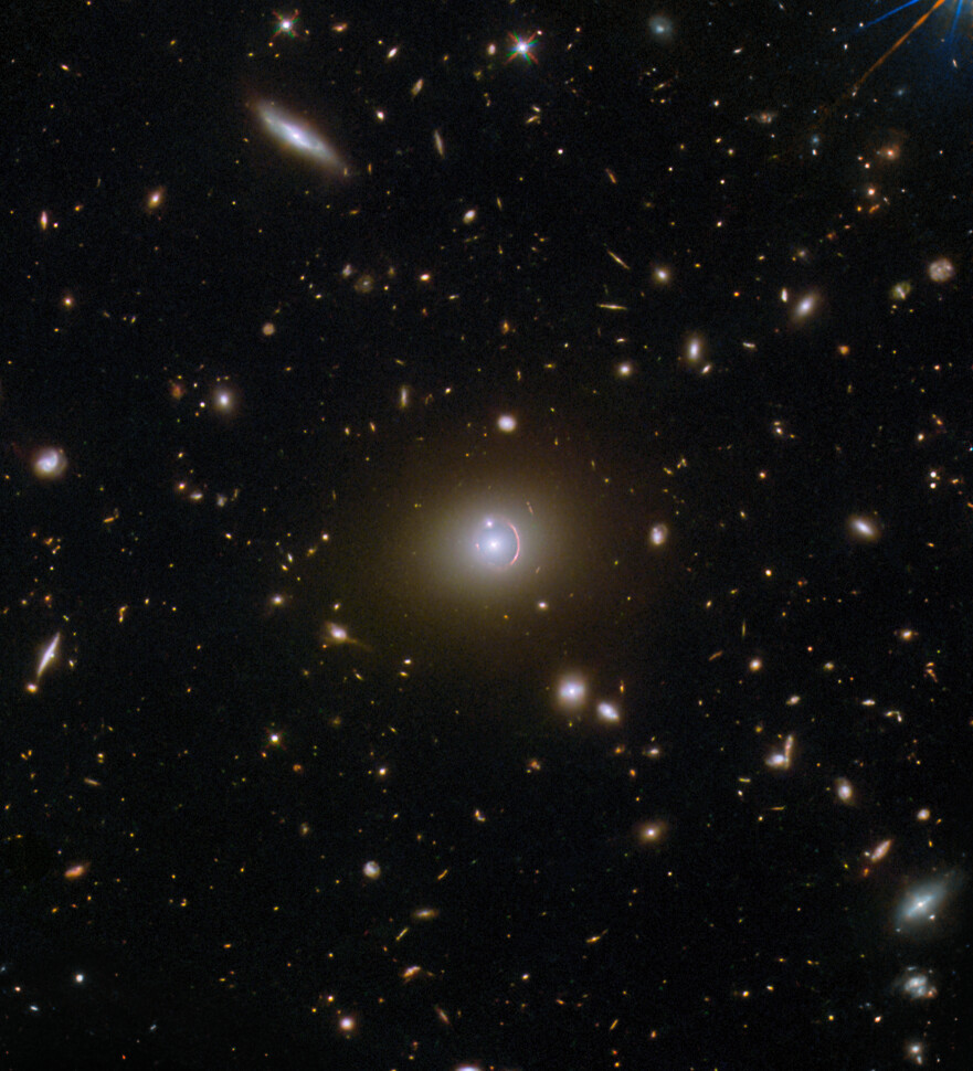 Hubble telescope spots Einstein Ring