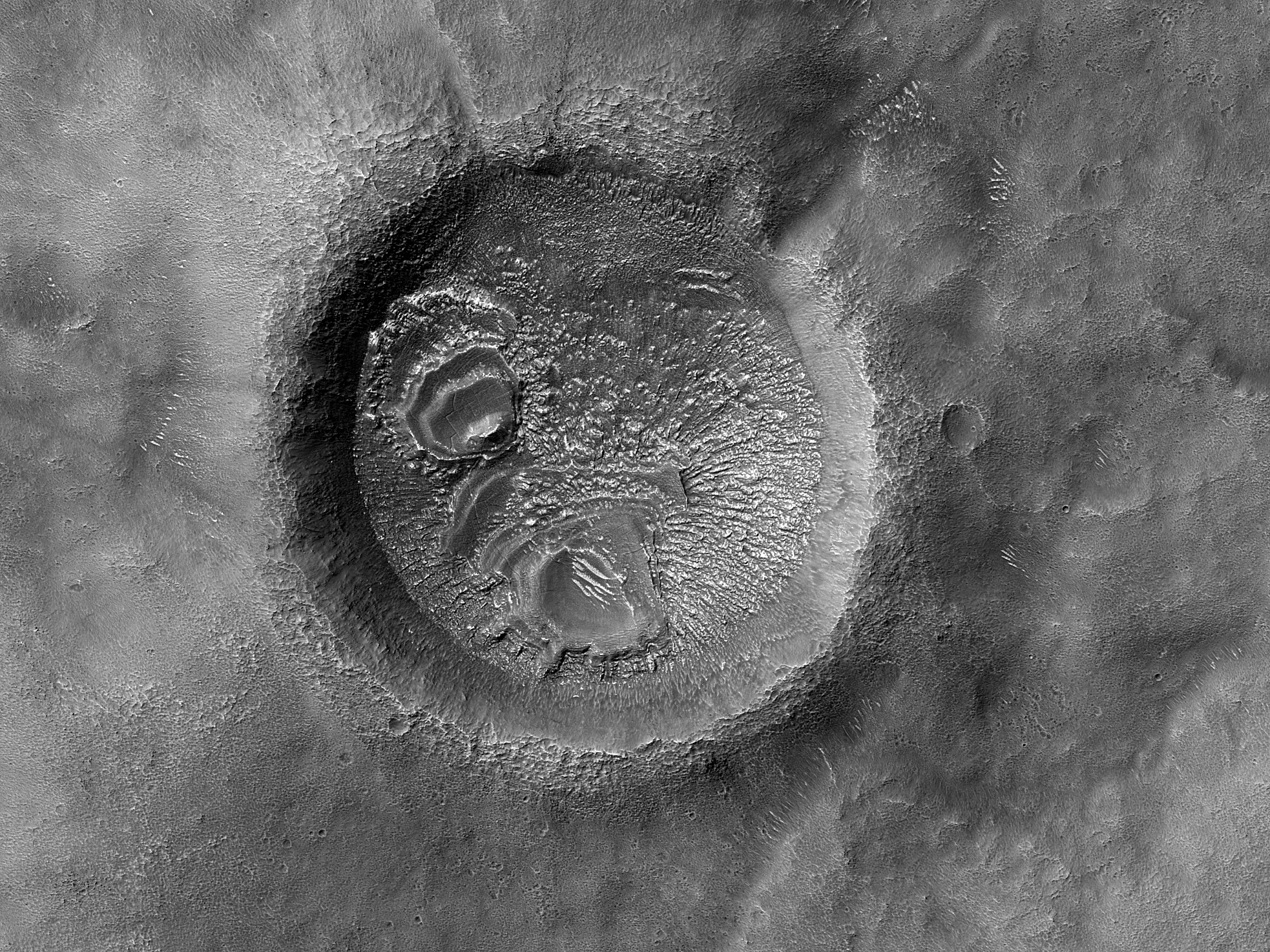 Stunning NASA photo reveals mesa-like landforms on Mars