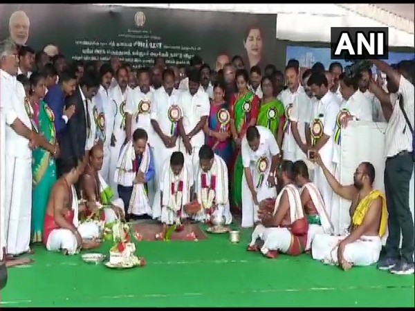 Union Health Minister, Tamil Nadu CM lay foundation stone of medical college in Ramanathapuram