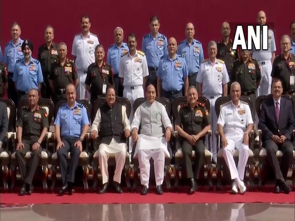 MP: Defence Minister Rajnath Singh attends Combined Commanders' Conference in Bhopal