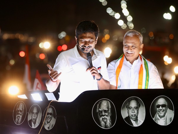 Tamil Nadu Minister Udhanidhi Stalin holds roadshow in Puducherry