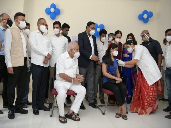 Yediyurappa launches vaccination drive for people above 18 yrs in Bengaluru hospital