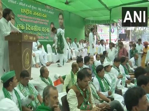 RJD Stages State-wide Protest for Caste Census and Reservation Quota