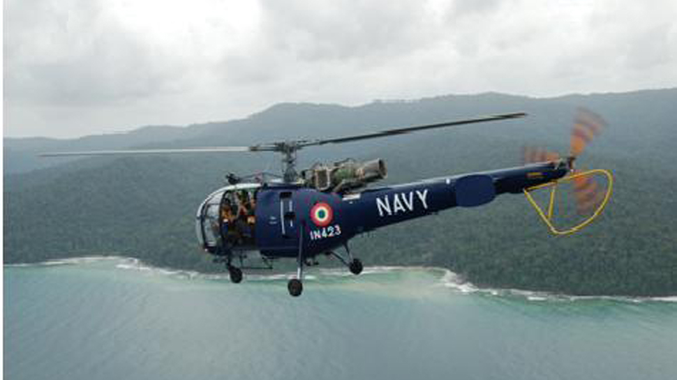 Indian Navy’s Chetak chopper crashes in Tamil Nadu’s Rajali, crew safe