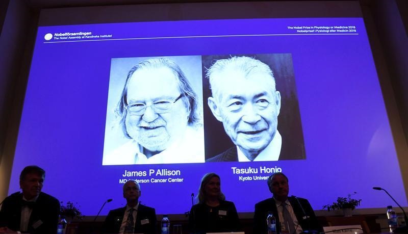 Allison of US and Tasuku of Japan  jointly awarded Nobel Prize in Physiology or Medicine on Monday