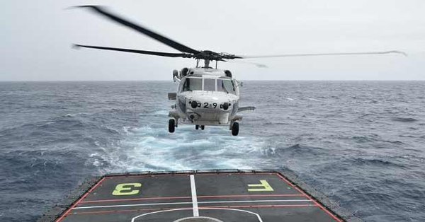 Chetak CH 442 helicopter of Indian Navy on  training sortie crash-landed at INS Rajali