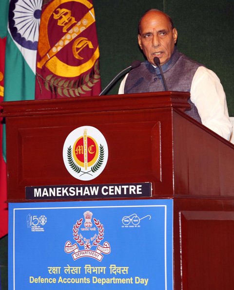 Any mismanagement can lead to fiscal chaos: Rajnath Singh at Defence Accounts Day