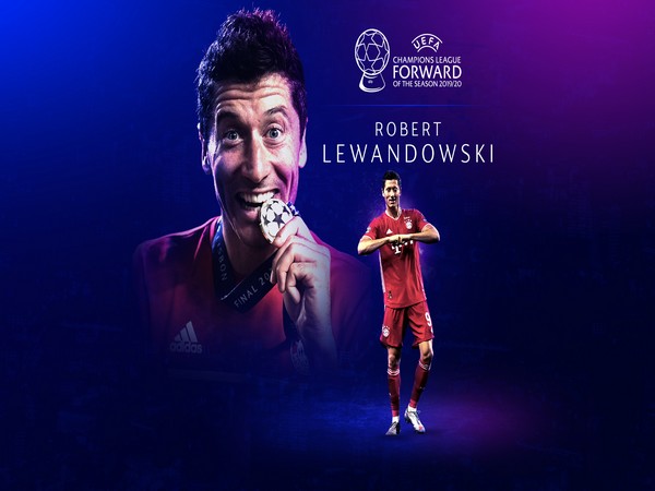 Robert Lewandowski wins Forward of Season award for 2019/20 UEFA Champions League