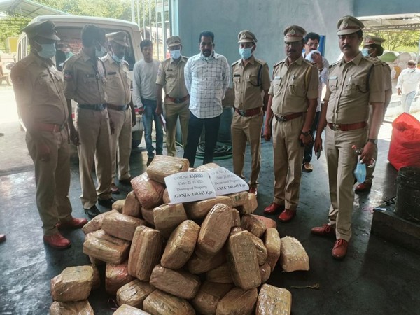 1,120 Kg of Ganja Seized in Khammam, Destroyed Under Supervision