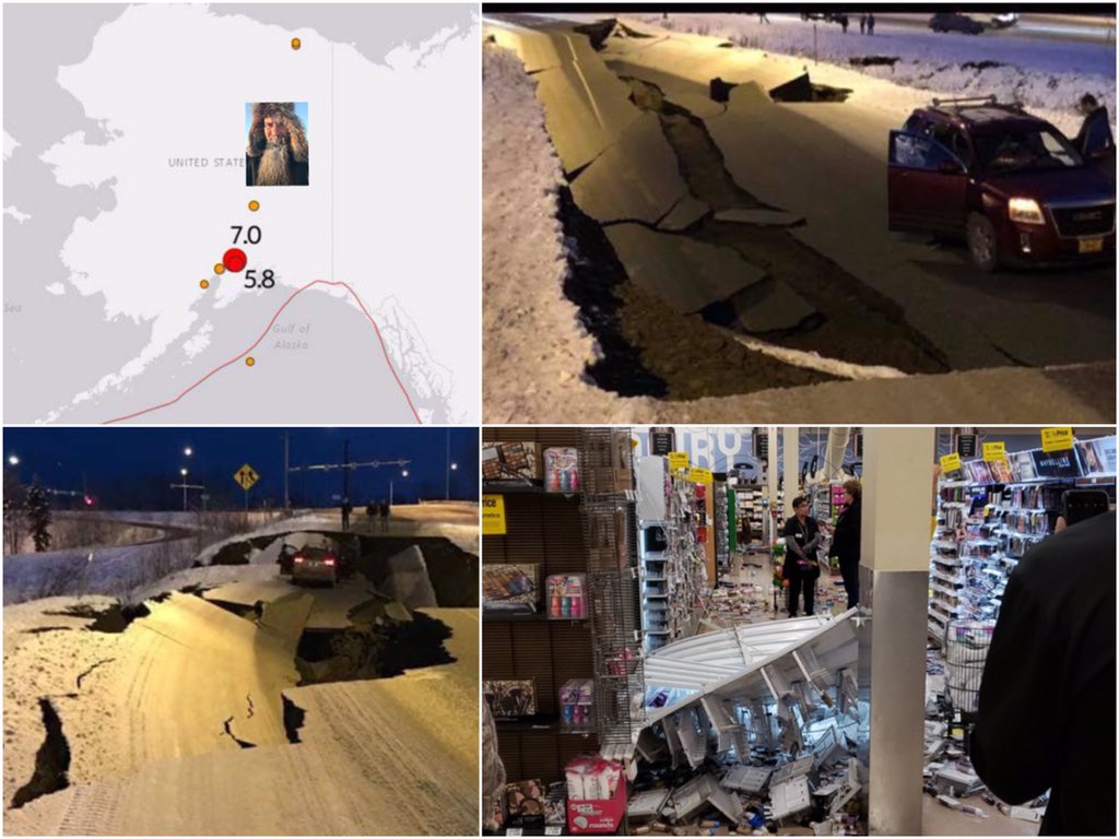 7.0 tremor struck Alaska; damaged buildings, roads