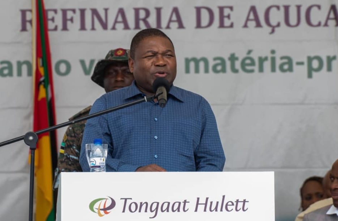President Filipe Nyusi commissions white sugar refinery producer Tongaat Hulett