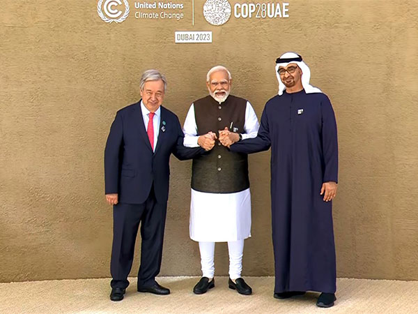 PM Modi arrives at COP28 Leadership Pavilion; UAE President, UN Chief welcome him