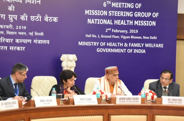 8000 HWCs become operational in 35 states, says Minister Choubey in meeting