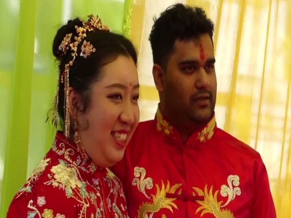 Chinese woman travels to India for an Indian wedding