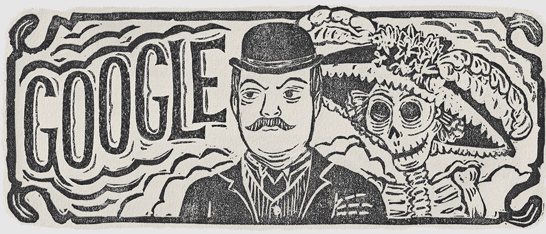 Google Doodle Honors José Guadalupe Posada: Master of Skeleton Art