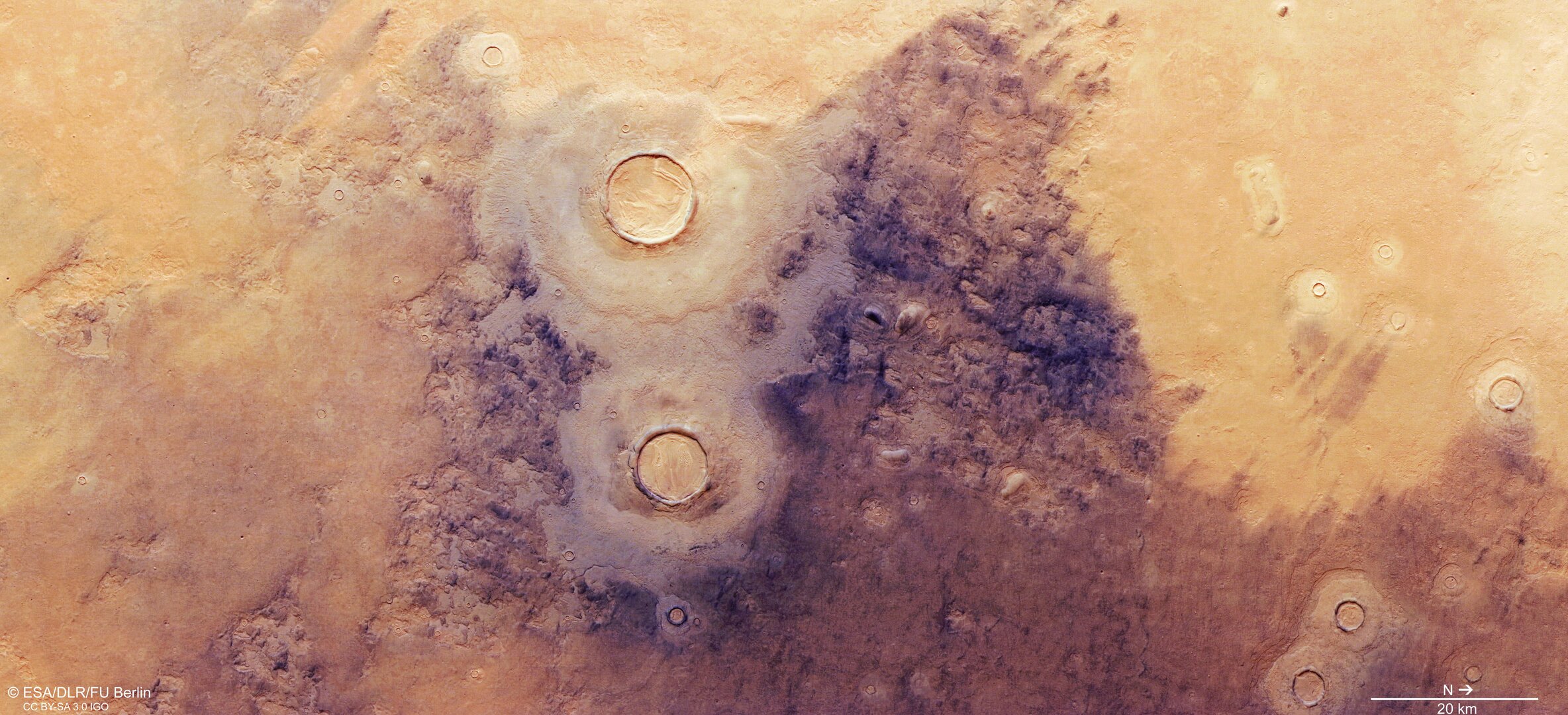 ESA's Mars Express uncovers fascinating ice-related features in Utopia region