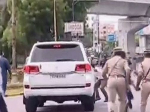 Man jumps in front of Telangana CM's convoy, taken into custody