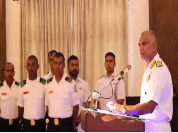 Navy chief Admiral R Hari Kumar interacts with cadets of Saudi Arabia's Naval Academy in Kochi