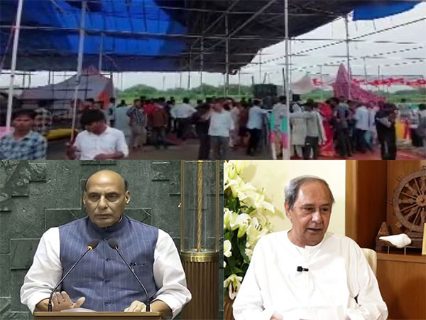Union Minister Rajnath Singh, BJD president condoles death of people in UP's Hathras