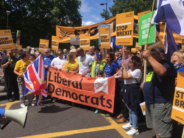 UK's Liberal Democrats overtake the Labour Party in a potential general election - polls