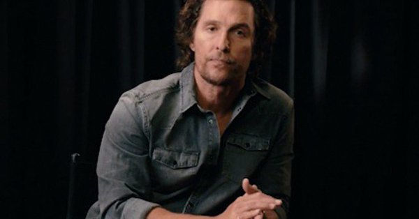 Matthew McConaughey views acting as a "working vacation"