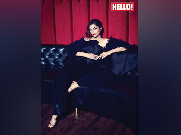 Sonam Kapoor sizzles in black on Hello mag cover