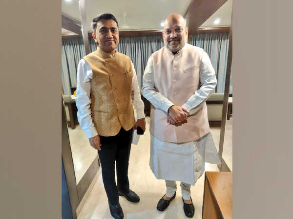 Goa CM Pramod Sawant meets Amit Shah in Hubli