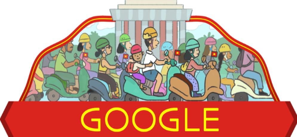 Google doodle celebrates Vietnam National Day 2023