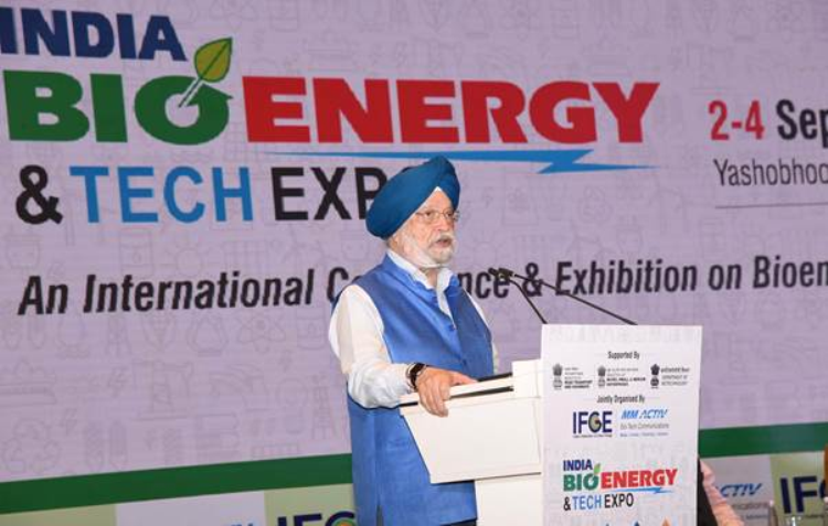 India Bio-Energy & Tech Expo 2024: Hardeep Singh Puri Highlights India's Bioenergy Advancements and Future Prospects