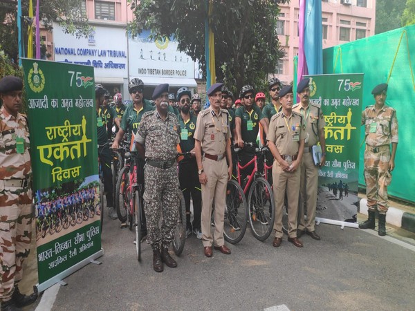 10 ITBP cycle rallies conclude at Rajghat in Delhi on Mahatma Gandhi's birth anniversary