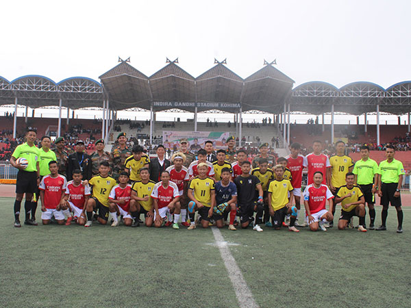 Kohima Hosts Vibrant Opening of Capt N Kenguruse Memorial Football Tournament