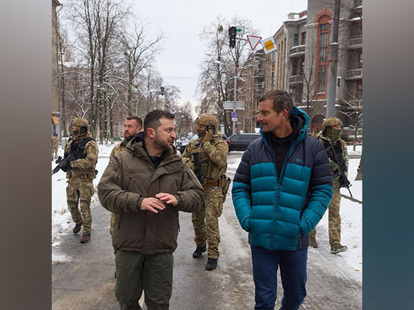 Bear Grylls met Volodymyr Zelenskyy , check out glimpse of their meeting in war-torn country 
